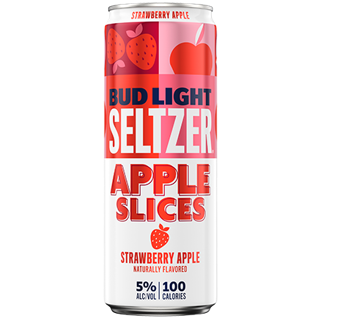 Bud Light Seltzer Apple Slices Strawberry Apple